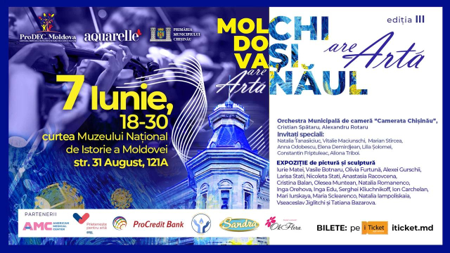 Promovarea tezaurului cultural al țării „Moldova are artă. Chișinăul are artă”, ediția a III-a 